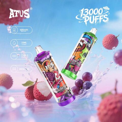 DE018 Wegwerp Vape 13000 Puffs ATVS Vape Wegwerp E-sigaret