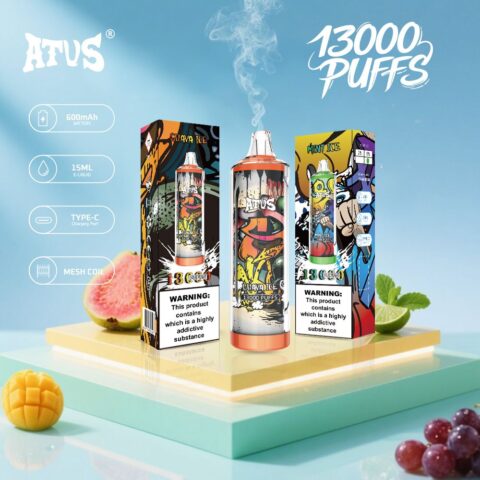 DE018 Wegwerp Vape 13000 Puffs ATVS Vape Wegwerp E-sigaret
