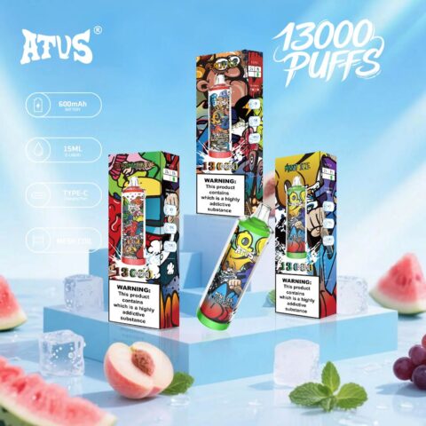 DE018 Wegwerp Vape 13000 Puffs ATVS Vape Wegwerp E-sigaret