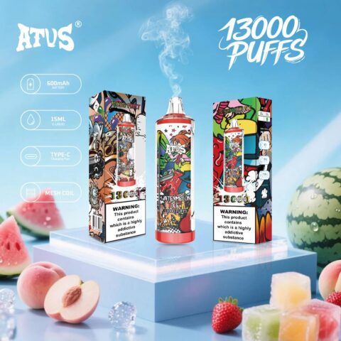 DE018 Wegwerp Vape 13000 Puffs ATVS Vape Wegwerp E-sigaret