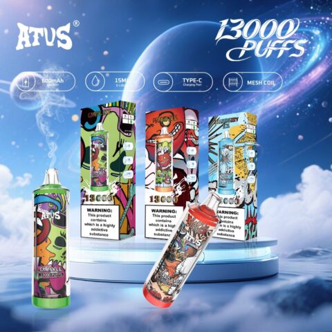DE018 Wegwerp Vape 13000 Puffs ATVS Vape Wegwerp E-sigaret