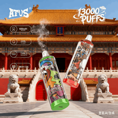 DE018 Wegwerp Vape 13000 Puffs ATVS Vape Wegwerp E-sigaret