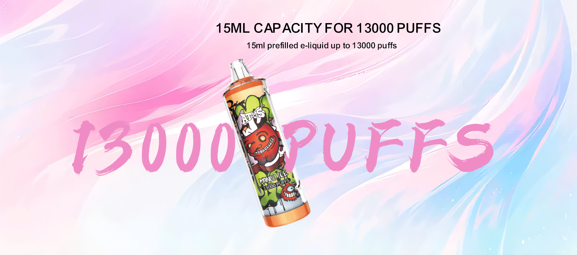 DE018 Wegwerp Vape 13000 Puffs ATVS Vape Wegwerp E-sigaret