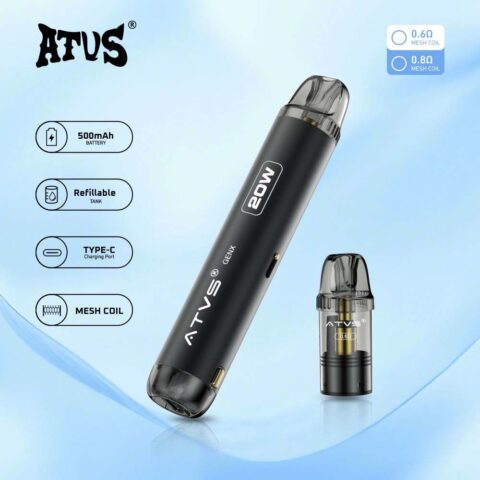 DE020 Navulbaar Pod Kit-systeemapparaat met instelbare luchtstroom MTL RDL ATVS Vape