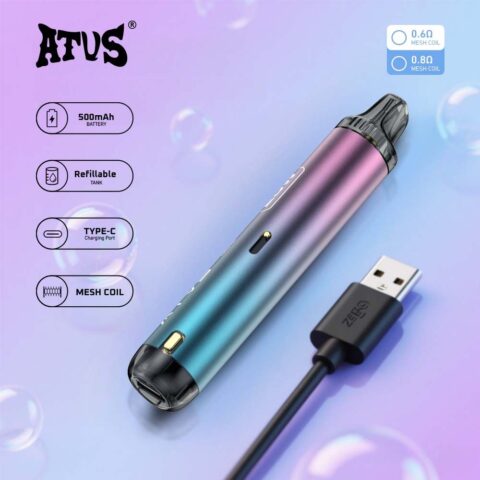 DE020 Navulbaar Pod Kit-systeemapparaat met instelbare luchtstroom MTL RDL ATVS Vape