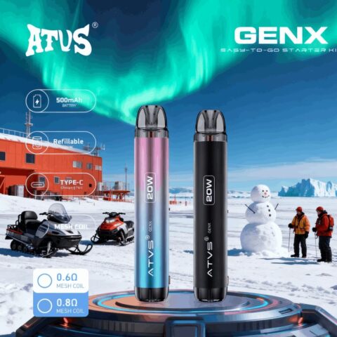 DE020 Navulbaar Pod Kit-systeemapparaat met instelbare luchtstroom MTL RDL ATVS Vape