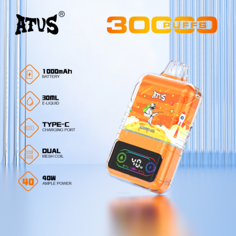 DE021 Wegwerp Vape 30000 Puffs met LED-scherm en instelbare luchtstroom MTL DTL