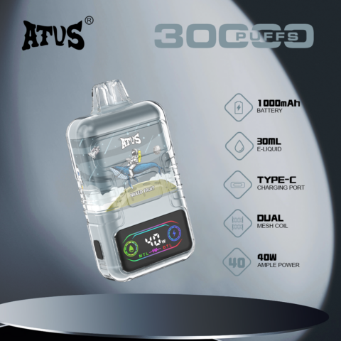 DE021 Wegwerp Vape 30000 Puffs met LED-scherm en instelbare luchtstroom MTL DTL