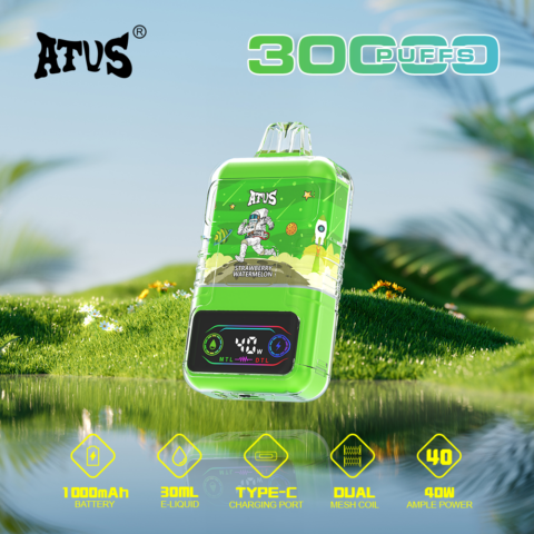 DE021 Wegwerp Vape 30000 Puffs met LED-scherm en instelbare luchtstroom MTL DTL