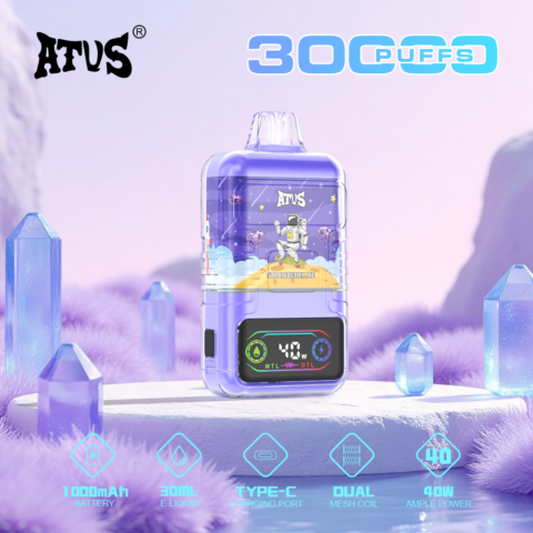 DE021 Wegwerp Vape 30000 Puffs met LED-scherm en instelbare luchtstroom MTL DTL