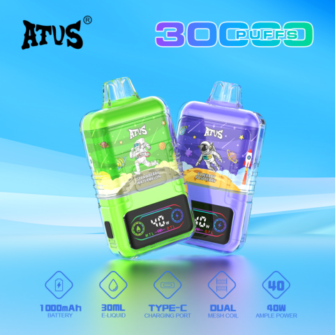 DE021 Wegwerp Vape 30000 Puffs met LED-scherm en instelbare luchtstroom MTL DTL