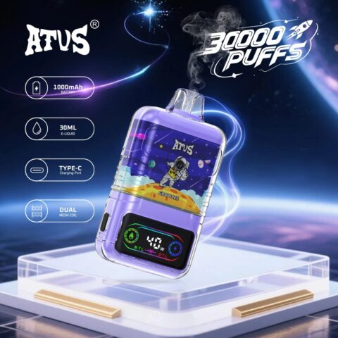DE021 Wegwerp Vape 30000 Puffs met LED-scherm en instelbare luchtstroom MTL DTL