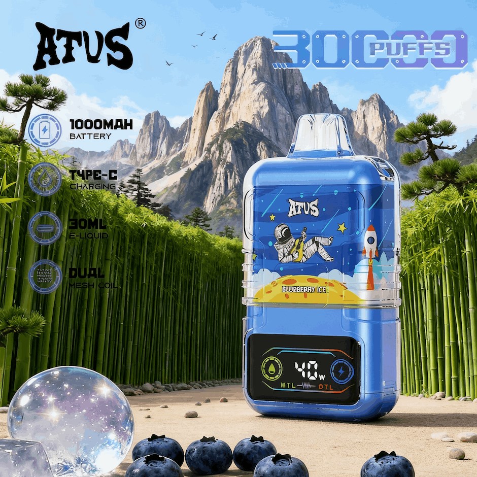 DE021 Wegwerp Vape 30000 Puffs met LED-scherm en instelbare luchtstroom MTL DTL