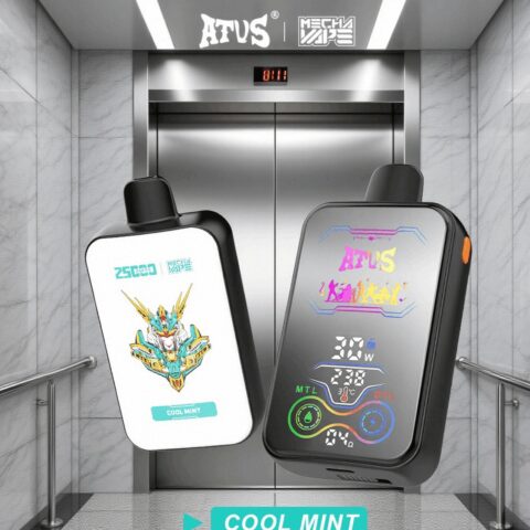 DE022 Wegwerp Vape 25000 Puffs met volledig scherm, oplaadbaar en instelbare luchtstroom ATVS E-sigaret Disposable