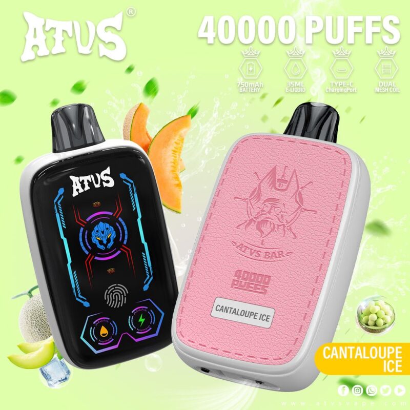 Wegwerp Vape 40000 Puffs met volledig scherm, oplaadbaar en instelbare luchtstroom
