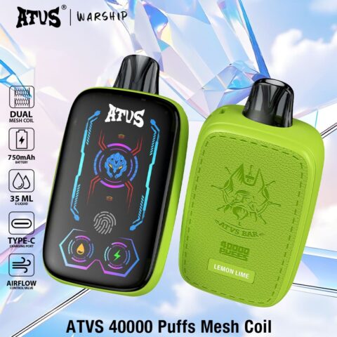 DE023 Wegwerp Vape 40000 Puffs met volledig scherm oplaadbaar en instelbare luchtstroom