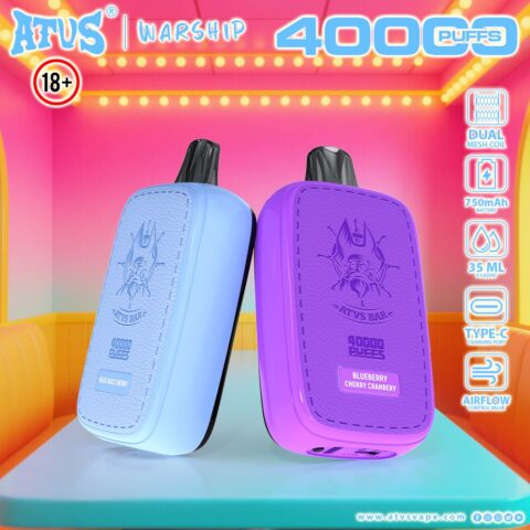 DE023 Wegwerp Vape 40000 Puffs met volledig scherm oplaadbaar en instelbare luchtstroom