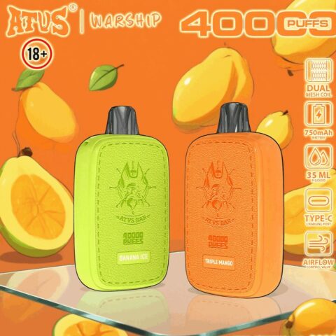 DE023 Wegwerp Vape 40000 Puffs met volledig scherm oplaadbaar en instelbare luchtstroom