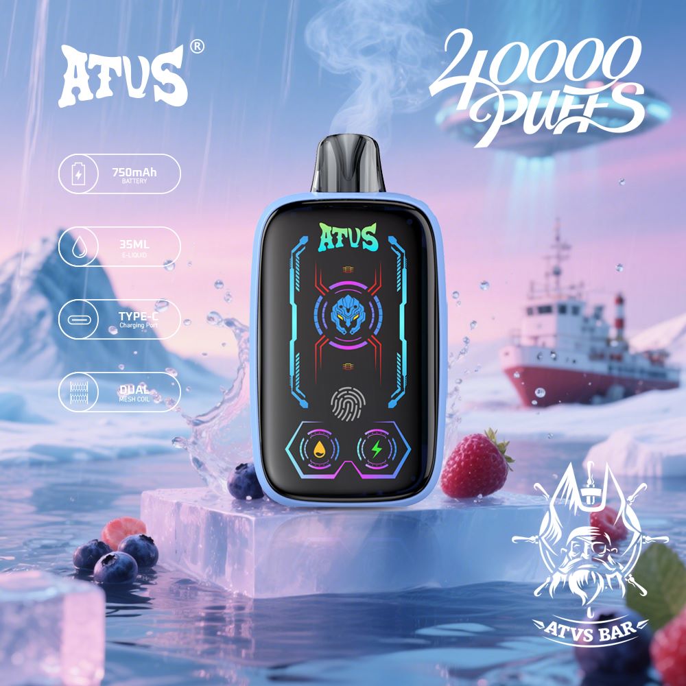 DE023 Wegwerp Vape 40000 Puffs met volledig scherm oplaadbaar en instelbare luchtstroom