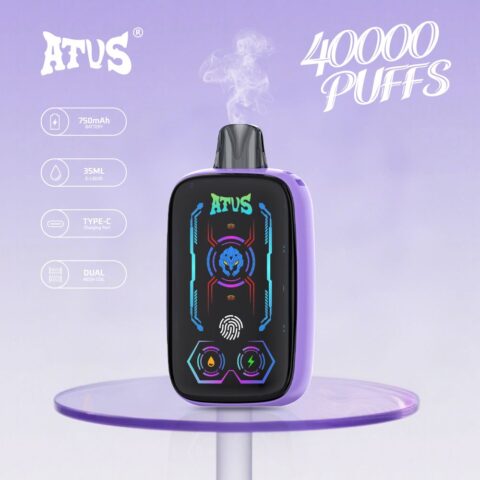 DE023 Wegwerp Vape 40000 Puffs met volledig scherm oplaadbaar en instelbare luchtstroom