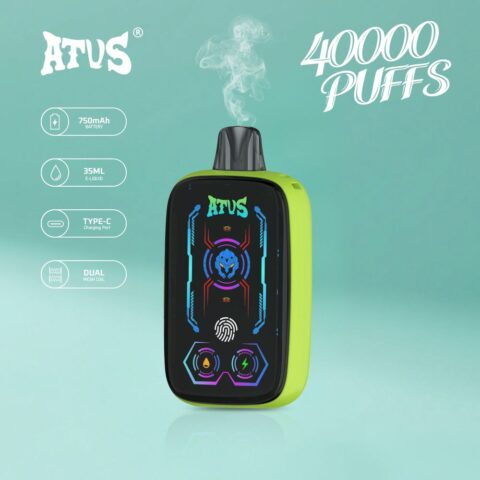 DE023 Wegwerp Vape 40000 Puffs met volledig scherm oplaadbaar en instelbare luchtstroom