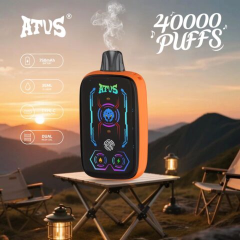 DE023 Wegwerp Vape 40000 Puffs met volledig scherm oplaadbaar en instelbare luchtstroom