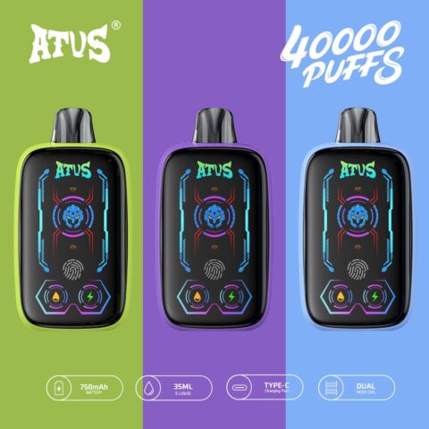 DE023 Wegwerp Vape 40000 Puffs met volledig scherm oplaadbaar en instelbare luchtstroom