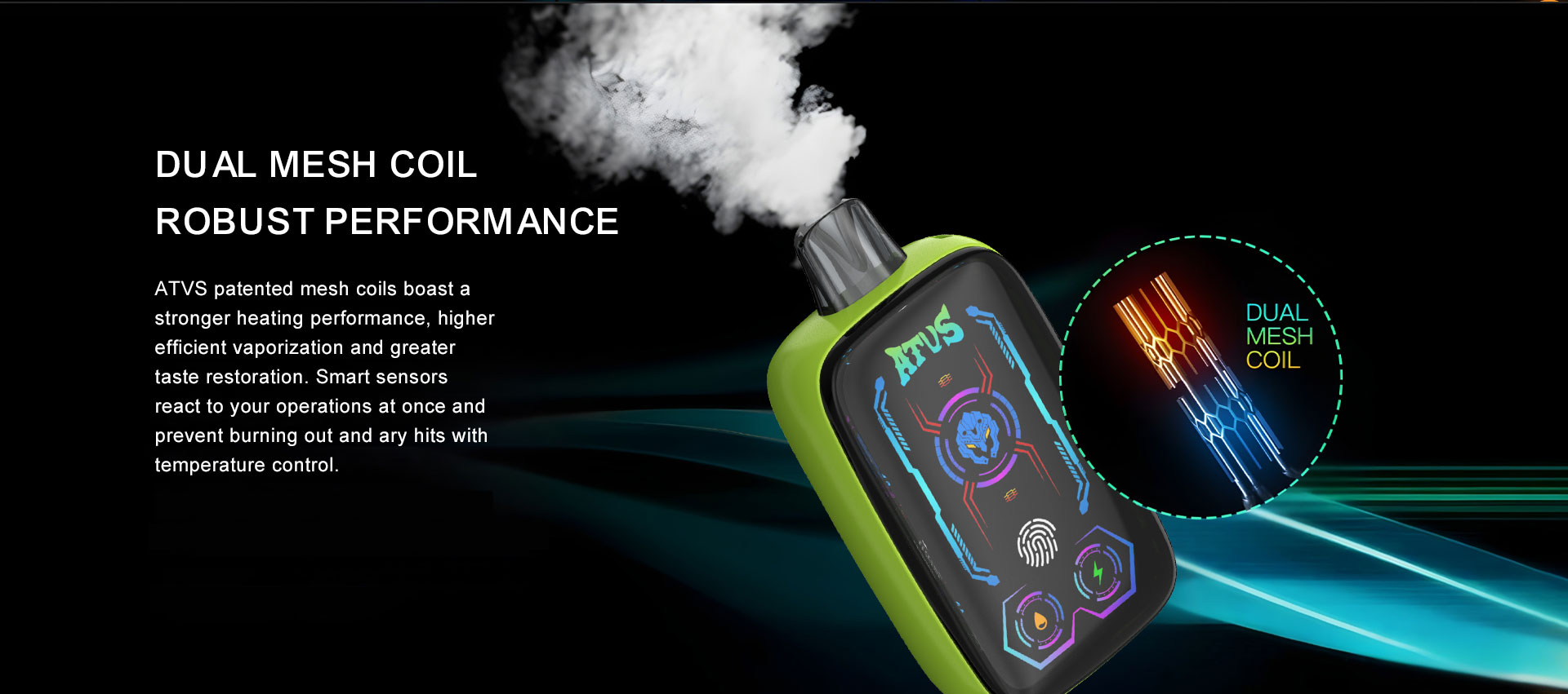 DE023 Wegwerp Vape 40000 Puffs met volledig scherm oplaadbaar en instelbare luchtstroom