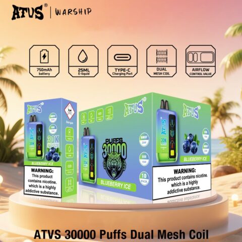 DE026 30000 Puffs Disposable Vape met LED scherm en instelbare luchtstroom