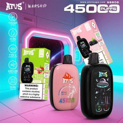 DE027 Wegwerp Vape 45000 Puffs met volledig scherm oplaadbaar en instelbare luchtstroom