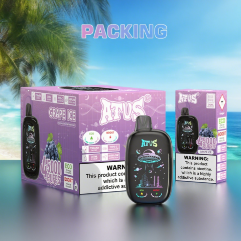 DE027 Wegwerp Vape 45000 Puffs met volledig scherm oplaadbaar en instelbare luchtstroom