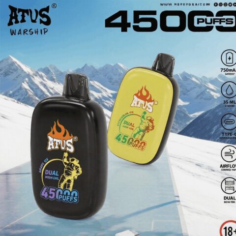 DE027 Wegwerp Vape 45000 Puffs met volledig scherm oplaadbaar en instelbare luchtstroom