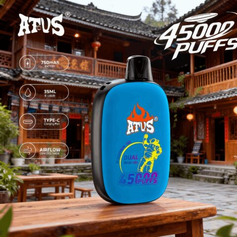 DE027 Wegwerp Vape 45000 Puffs met volledig scherm oplaadbaar en instelbare luchtstroom