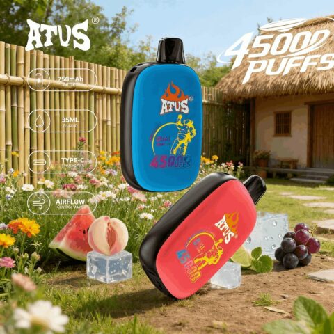 DE027 Wegwerp Vape 45000 Puffs met volledig scherm oplaadbaar en instelbare luchtstroom