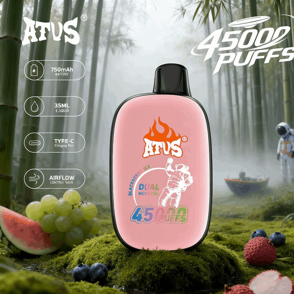 DE027 Wegwerp Vape 45000 Puffs met volledig scherm oplaadbaar en instelbare luchtstroom