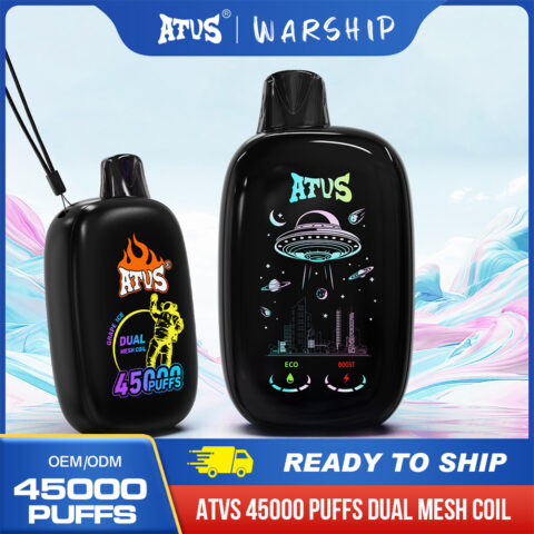 DE027 Wegwerp Vape 45000 Puffs met volledig scherm oplaadbaar en instelbare luchtstroom