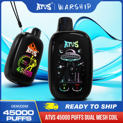 DE027 Wegwerp Vape 45000 Puffs met volledig scherm oplaadbaar en instelbare luchtstroom