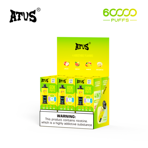 DE030 Wegwerp Vape 60000 Puffs Disposable Vape met LED scherm en instelbare luchtstroom