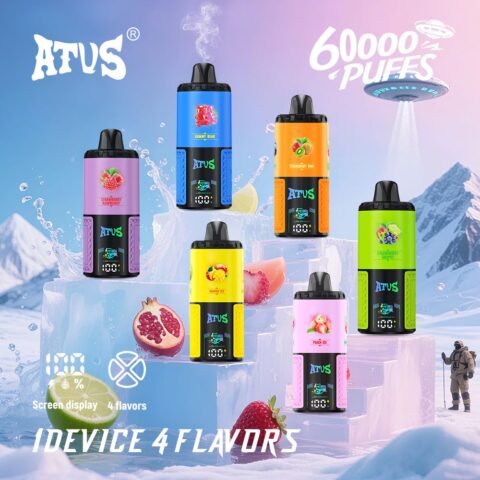 DE030 Wegwerp Vape 60000 Puffs Disposable Vape met LED scherm en instelbare luchtstroom