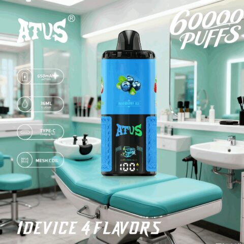 DE030 Wegwerp Vape 60000 Puffs Disposable Vape met LED scherm en instelbare luchtstroom