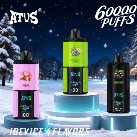 DE030 Wegwerp Vape 60000 Puffs Disposable Vape met LED scherm en instelbare luchtstroom