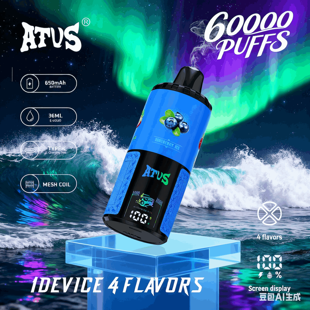 DE030 Wegwerp Vape 60000 Puffs Disposable Vape met LED scherm en instelbare luchtstroom