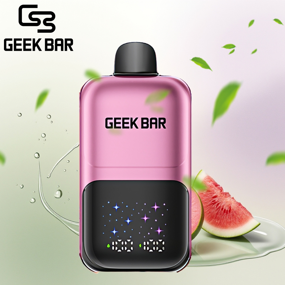 Geek Bar Wegwerp Vape 15000 Puffs met LED-scherm en instelbare luchtstroom oplaadbaar
